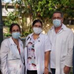 Cuban healthcare workers in Villa Clara